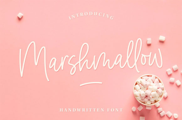 Marshmallow英文字体下载1