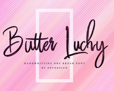 Butter Luchy英文字体下载