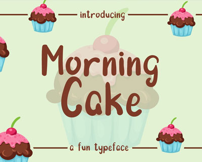 Morning Cake英文字体下载