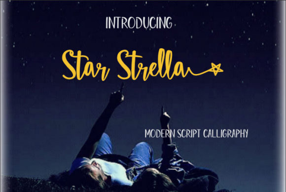 Star Strella手写英文字体下载1