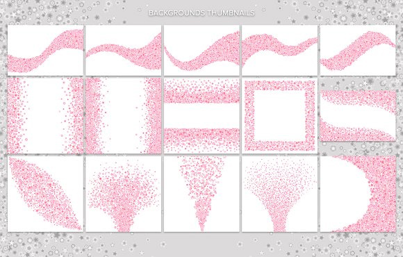 粉色唯美樱花英文字母数字花型字png背景图片8