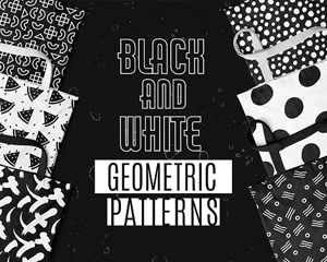 黑白简约抽象几何图形背景图片素材