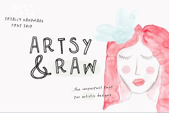 Artsy&Raw1英文字体下载