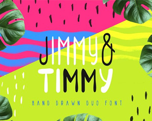 Jimmy & Timmy英文字体下载