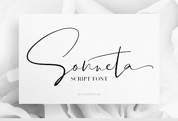 Sonneta Script英文字体下载1