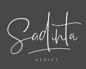 Sadinta Script英文字体下载