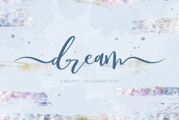Dream Bounce Calligraphy英文字体下载1