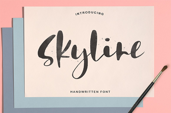 Skyline英文字体下载1