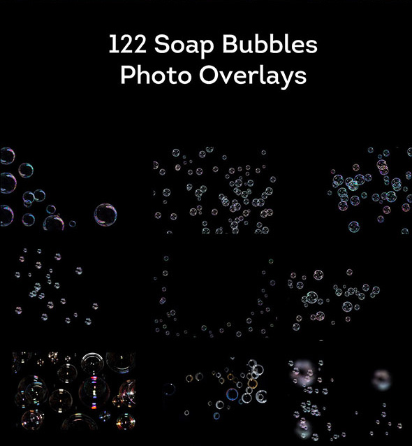 122款梦幻肥皂泡泡摄影后期溶图素材图片11