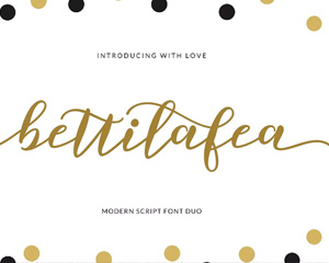 Bettilafea Font花式唯美字体