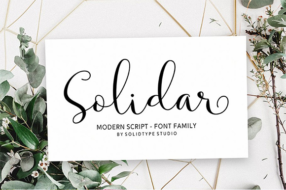 Solidar Font Family英文字体下载1