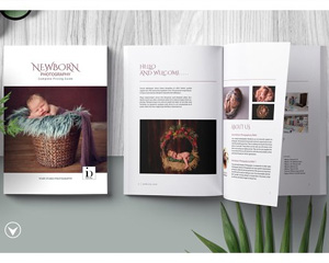 Newborn Studio Magazine Template 2840518宣传画册