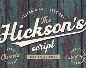 Hickson's Script英文字体