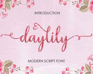 Daylily Script英文字体下载