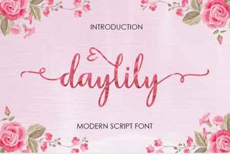 Daylily Script英文字体下载1