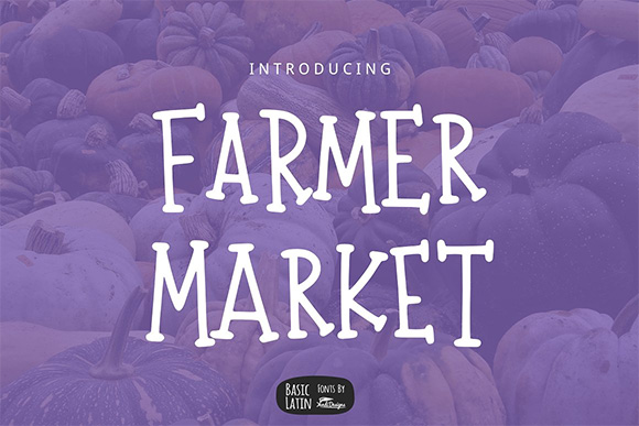 Farmer Market英文字体下载1