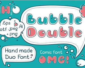 Bubble Double Duo英文字体下载