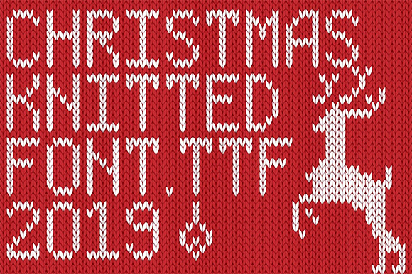 christmas Knitted英文字体下载1