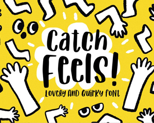 Catch Feels卡通英文字体下载